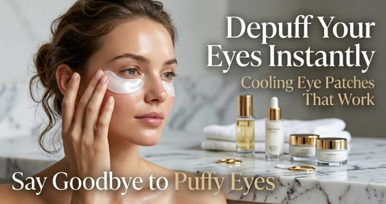 Best cooling eye patches for puffy eyes reducing dark circles and swelling instantly